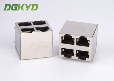 Krj-5921S8P8C2X2NL Beschermde de Hefboomstapel Mj Assy 8pos 2x2 Cat5 van Ethernet Rj45