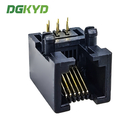 DGKYD53211166IWA1DY4 RJ11 interface 6P6C connector plastic light free direct insertion 90 degree socket 6U