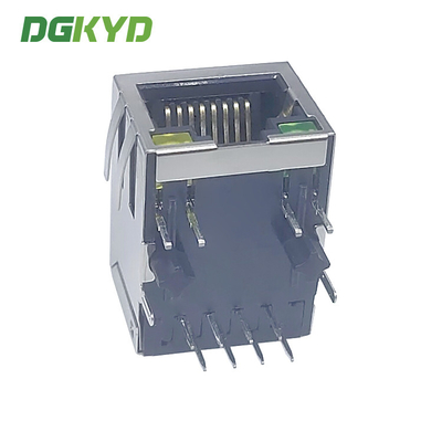 8 pins 10 / 100 BASE-T RJ45 Connector with Transformer, Ethernet Communication jack