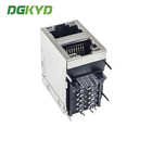 DGKYD21Q145DE3A2DDBB057 2X1 Dual Port Modular Interface RJ45 Ethernet Gigabit Filtering Integrated Transformer 30U