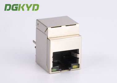 Custom 180 degree top insertion gigabit ethernet RJ45 Receptacle connector for IoT
