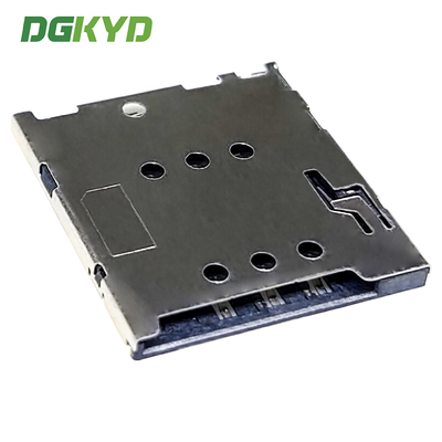 MICRO-SIM card holder 1.42H foolproof type 6+2PUSH suitable for electronic products DGKYDSIM142H62A6A2Y3WS286