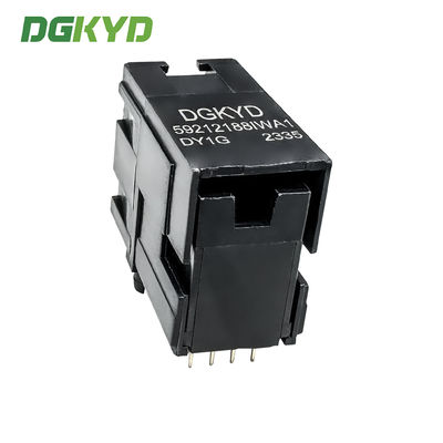 RJ45 Network Port 2X1 Stacked