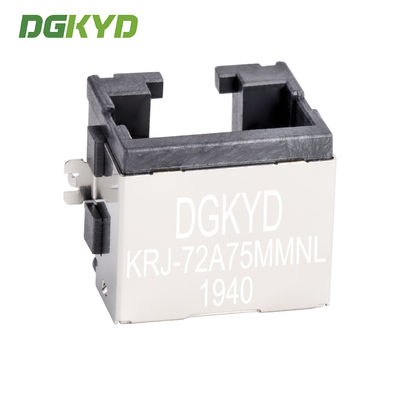 Shield Right Angle Extra Low Profile Rj45 Ethernet Connector, 8p8c Jack SMD KRJ-72A75MMNL