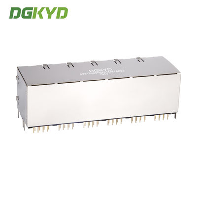 RJ45 multi port female connector 2X6 network interface socket DGKYD59212688HWA1DY1A022