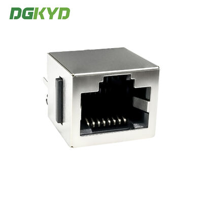 RJ45 vertical with ear mesh port, no light, shielded feet, 4.24mm DGKYD52TE1188GWA1D20B4