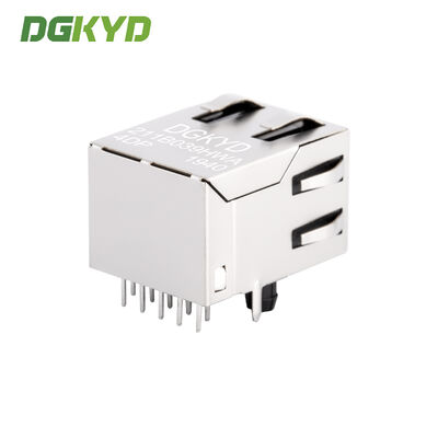 RJ45 Ethernet connector with POE power supply industrial Ethernet socket DGKYD211B039HWA4DP