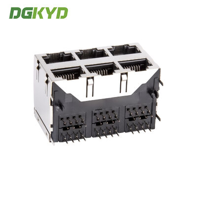 RJ45 Ethernet socket without spacer 2X3 connector Industrial Ethernet DGKYD59212388HWA1DY1AG062