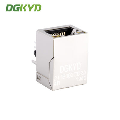 RJ45 connector crystal head Ethernet interface 100Mbps integrated transformer DGKYD211B002CD2A4D