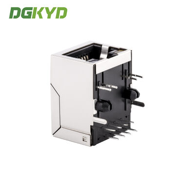 RJ45 Ethernet integrated 100Mbps connector horizontal female socket DGKYD111B002BA2A4D