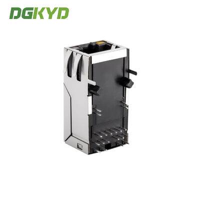 RJ45 Gigabit Ethernet port with POE power supply 33 long with light strip shielded connector KRJ-339KNL