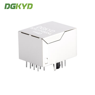 Right Angle CAT5e RJ45 Ethernet Connector with LED and Network Filter for High Performance Networking
