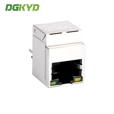 Tab Up PoE+ 100 Base-T RJ45 Modular Jack RJ45 Shielded Connector with 10PIN PBT Housing