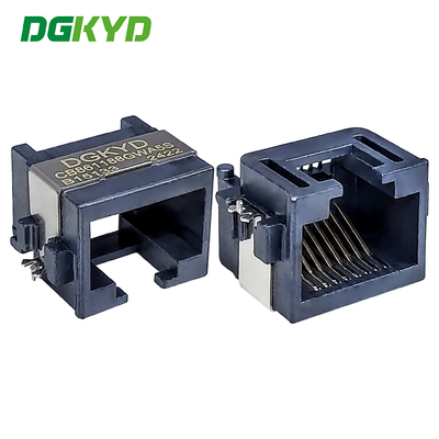 Enkele Poort Zinkende Plaat 8.6 RJ45 Ethernet Connector SMD Interface Half Package Afscherming DGKYDCB861188GWA5SB15133