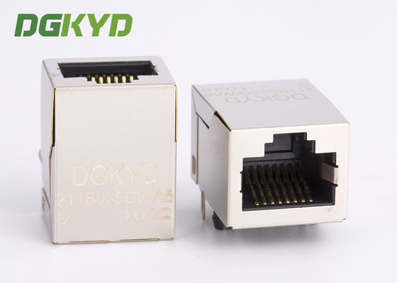 Beschermde 10/100 van de de Schakelaarmb Module Tab Up THT van RJ45 Magnetics