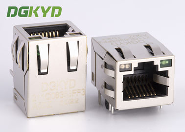 Tab Up 100Mb RJ45 met Geïntegreerde Magnetics Modulair Jack For Ethernet Devices