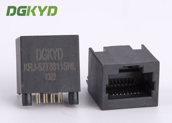 180 graden Ultrathin Rj45 Connector Ethernet Kabel Socket KRJ-52T8811SNL