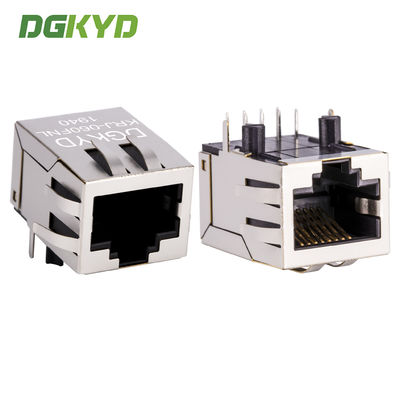 Metal Shielded 100 Base-Tx Cat5 Rj45 Ethernet Connector Met Magnetics China Factory KRJ-060FNL