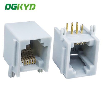 RJ11 alle plastic oor grijze mesh poort connector 6P6C mesh poort socket interface DGKYD5523E1166IWE1DY5
