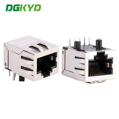1000BASE Gigabit-interface RJ45-connector RJ45-netwerkportsocket met afscherming en geen licht DGKYD111Q034HWA1D
