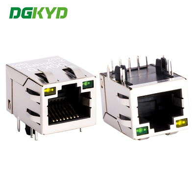 Omgekeerde poort RJ45 netwerkpoortconnector 100Mbps geïntegreerde netwerktransformer DGKYD211B014FD1A4DZ