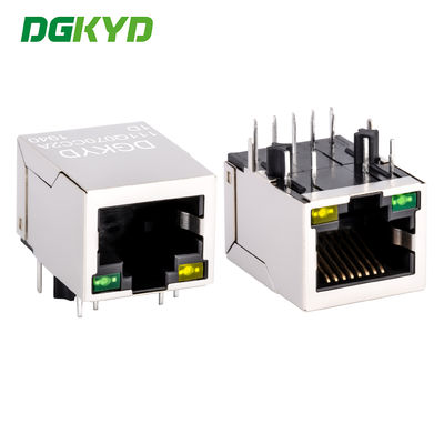 RJ45-aansluiting geïntegreerd met gigabit-netwerkinterface, enkelcelnetwerkpoortpoortsocket DGKYD111Q070CC2A1D