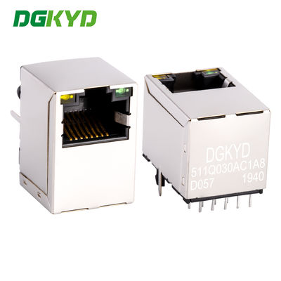 Top Entry Rj45 Lan Jack, Cat6 Gigabit Rj45 Modulaire Jack Met Transformer DGKYD511Q030AC1A8D057