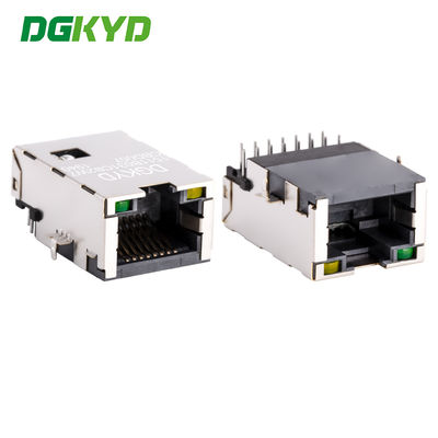 RJ45-netwerkpoort voor directe invoeging met transformator, dunne zinkplaat DGKYD1511B031CB2W7CBD057