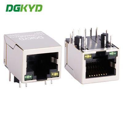 RJ45 connector met ingebouwde 10G geïntegreerde transformator met licht en afscherming DGKYD111Q594AB2A12DB1