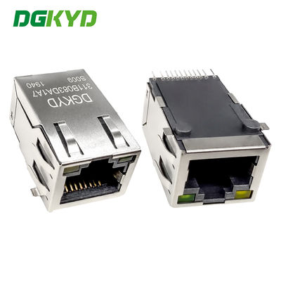 DGKYD311B083DA1A7S009 Magnetische Hefboom 100 van SMT RJ45 basis-T Aanpassingsplaat met Leds