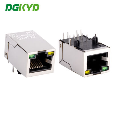 RJ45-connector 100Mbps geïntegreerd Ethernet-filter kristalkopinterface industriële netwerkinterface DGKYD311B054AA2A4DN