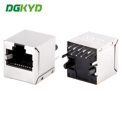 Verticale RJ45-connector 100 Mbps met POE-voeding kristalkop socket DGKYD511B403GWA8DP