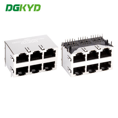 RJ45 Ethernet-aansluiting zonder afstandhouder 2X3 connector Industrial Ethernet DGKYD59212388HWA1DY1AG062