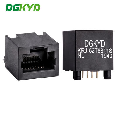 180 graden Ultrathin Rj45 Connector Ethernet Kabel Socket KRJ-52T8811SNL