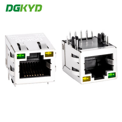 10/100 BASE Ethernet RJ45 modulaire aansluiting met transformator en door het gat bevestiging