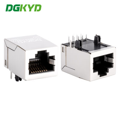 RJ45-connector 100Mbps geïntegreerde transformator kristalkop Ethernet-interface DGKYD211B031GWA4D