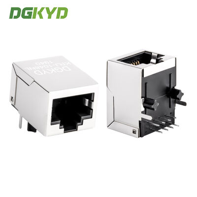 10/100 Base CAT5 Industriële Netwerkinterface Afgeschermde RJ45 Connector met Transformator