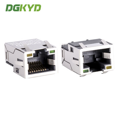 Cat6 Industriële Ethernet RJ45 Connector met Vergulding 6U en SMD Montage