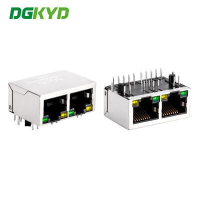 Beschermde RJ45-connector 8P8C Gigabit modulaire aansluiting voor industriële netwerkpoort