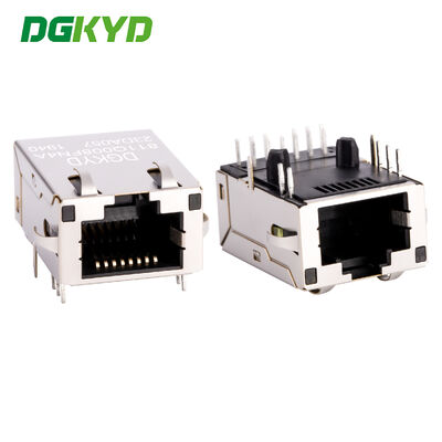 Gigabit Industriële 12-pins RJ45 Afgeschermde Connector Vrouwelijke Jack voor Ethernet Netwerkinterface