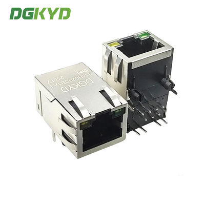 DGKYD311B029DB1A4DN PCB zetten Geïntegreerde Magnetics RJ45 Jack Module Tab Up Cat 5 Ethernet- opContactdoosoem